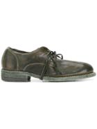 Guidi Chunky Lace-up Shoes - Green