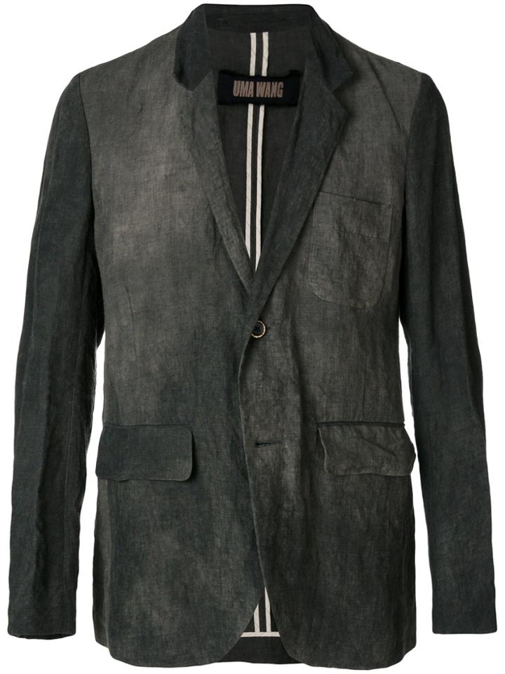 Uma Wang Janus Blazer Jacket - Grey