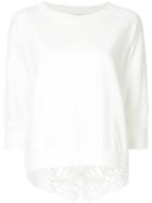Marc Cain Embroidered Detail Sweatshirt - Blue