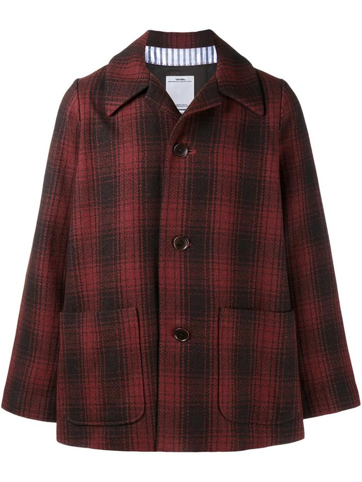 Visvim Checked Shirt Overcoat