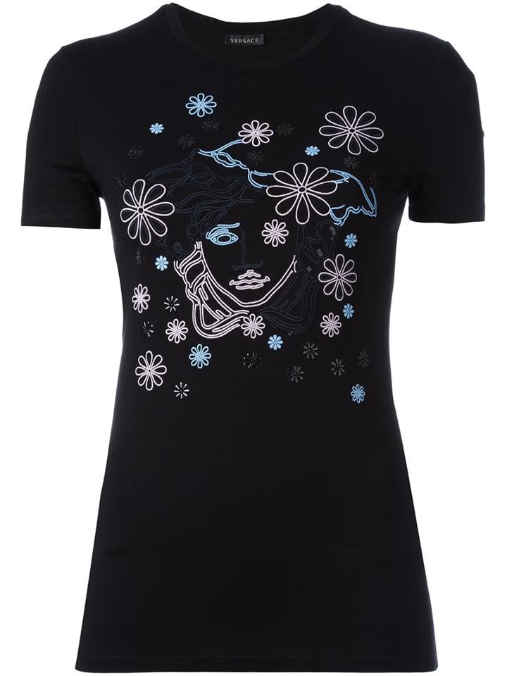 Versace Floral Medusa T-shirt