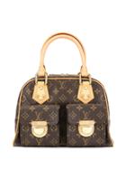 Louis Vuitton Pre-owned Manhattan Pm Hand Bag - Brown