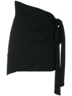 Saint Laurent Tie-waist Skirt - Black