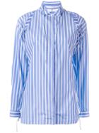 Ermanno Scervino Striped Shirt, Women's, Size: 46, Blue, Cotton