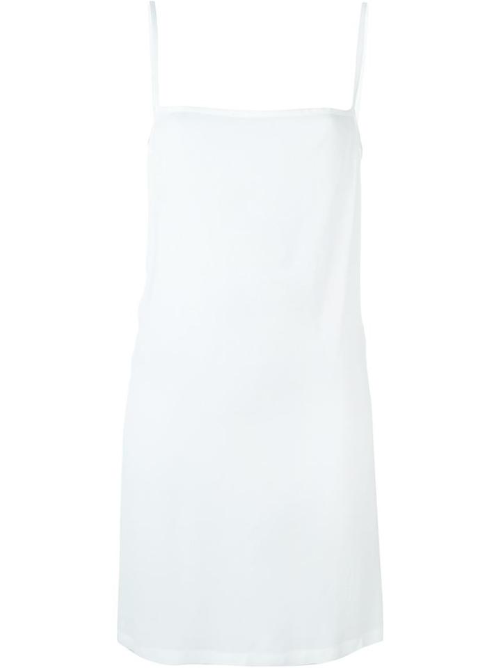Ann Demeulemeester Open Back Day Dress, Women's, Size: 34, White, Viscose