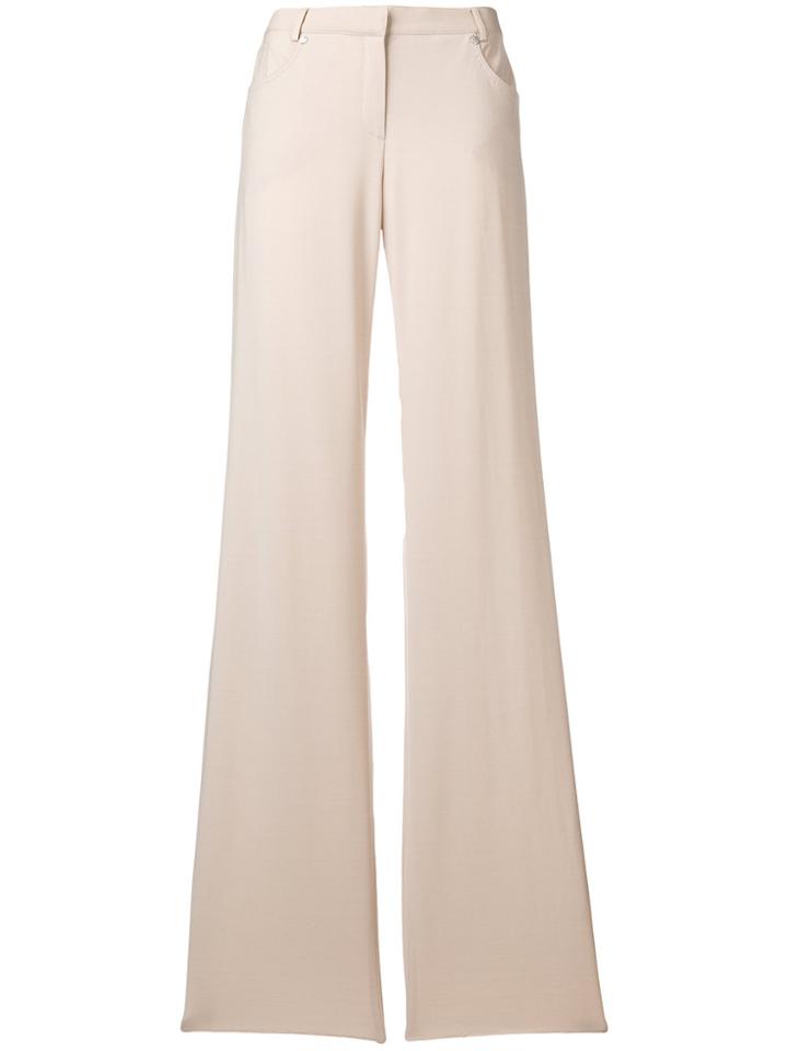 Versace Vintage Flared Trousers - Nude & Neutrals