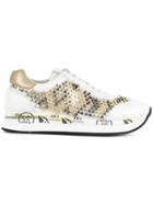 Premiata Stud Detailed Sneakers - White