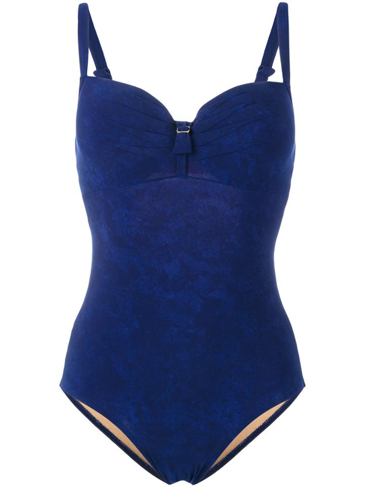 Marlies Dekkers Puritsu Plunge Balcony Swimsuit - Blue