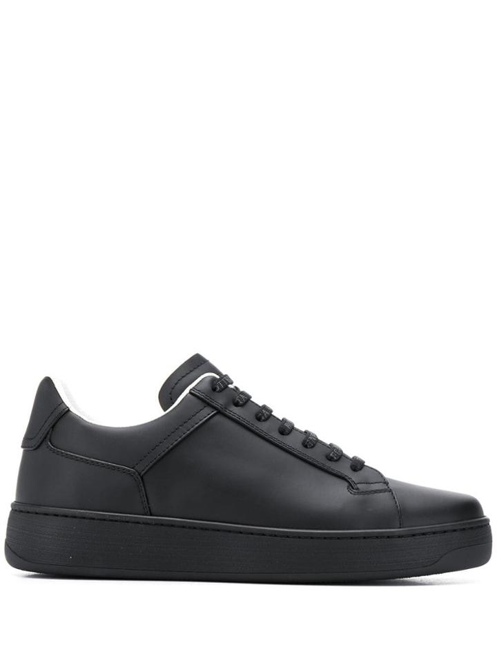 Bottega Veneta Lace Up Sneakers - Black