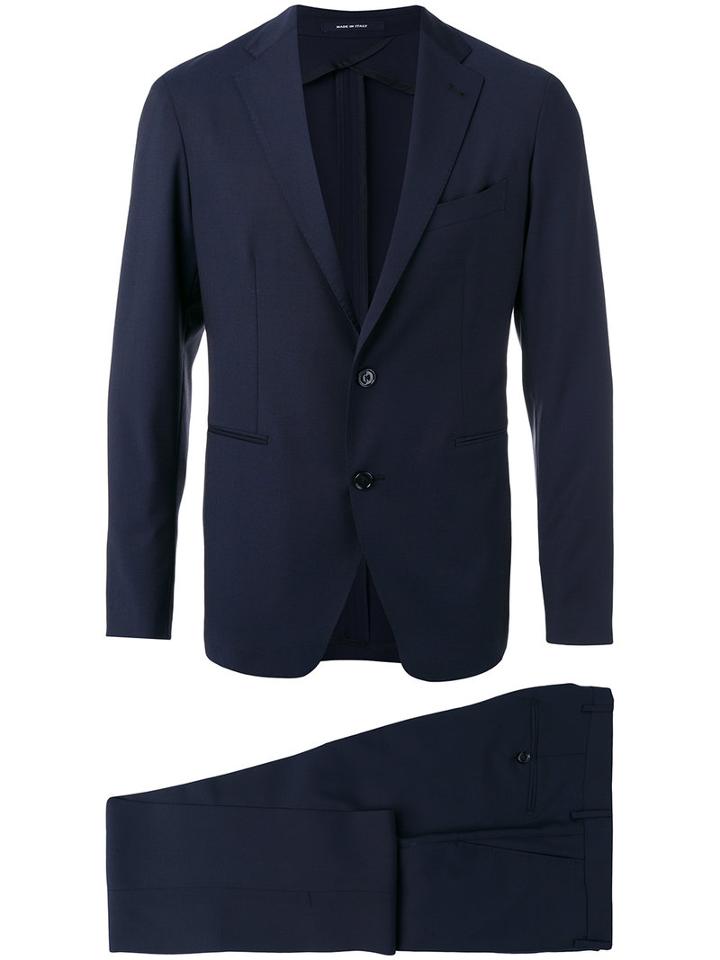 Tagliatore - Two Piece Suit - Men - Cupro/mohair/virgin Wool - 50, Blue, Cupro/mohair/virgin Wool