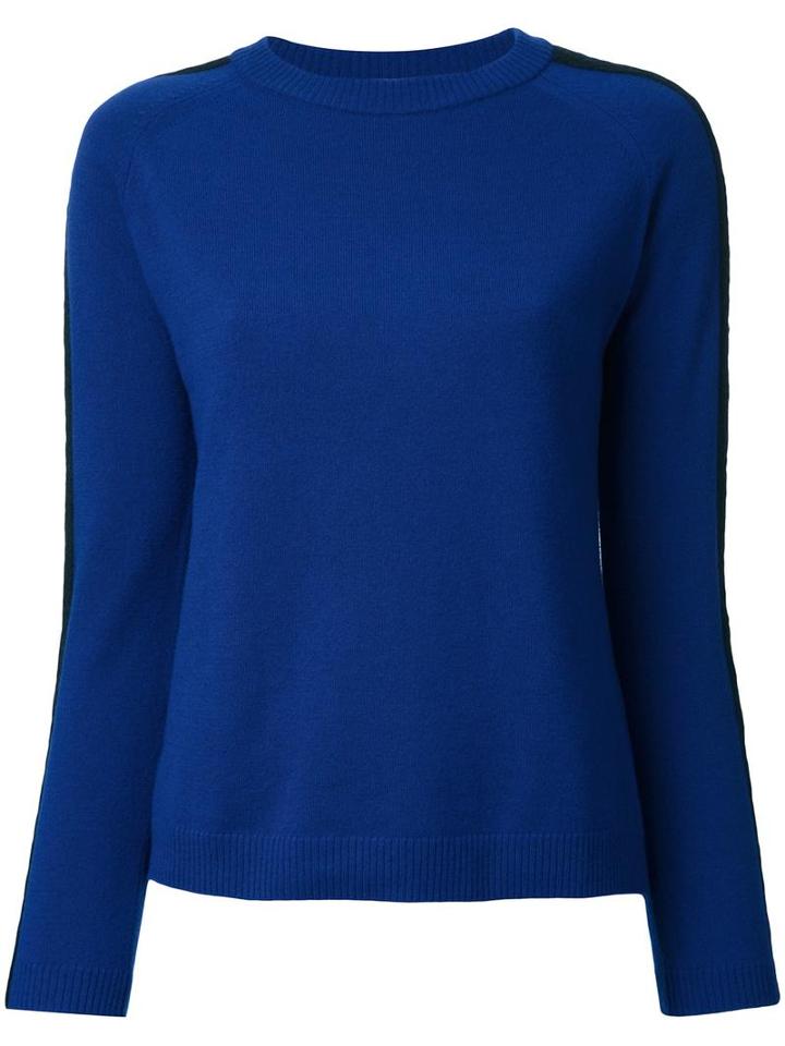 En Route Crew Neck Jumper, Women's, Blue, Nylon/wool