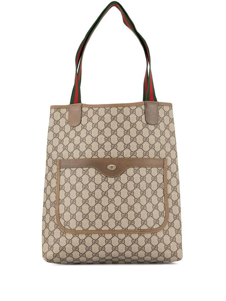 Gucci Pre-owned Shelly Shoulder Bag - Brown