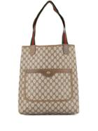 Gucci Pre-owned Shelly Shoulder Bag - Brown