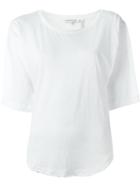 Helmut Lang Scoop Neck T-shirt, Women's, Size: Xs, White, Cotton/cashmere