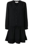 Vanessa Bruno Athé V-neck Silk Dress - Black