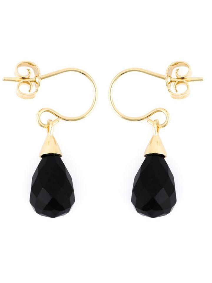 Wouters & Hendrix Onyx Earrings, Women's, Black