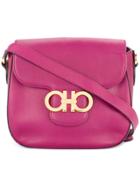 Salvatore Ferragamo Vintage Gancini Shoulder Bag - Pink & Purple