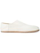 Maison Margiela Tabi Collapsible-heel Loafers - White