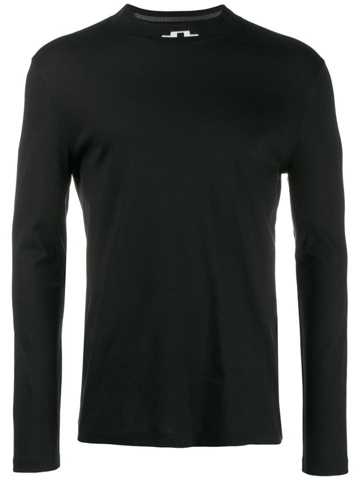 J.lindeberg Logo Neck Jumper - Black