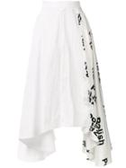 Misbhv 'polish Jazz' Print Skirt - White