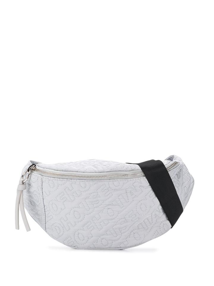 House Of Holland Embroidered Logo Belt Bag - Grey