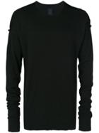 Thom Krom Drop Sleeve T-shirt - Black