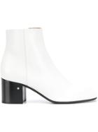 Laurence Dacade Block Heel Ankle Boots - White