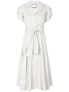 Alexis Amma Striped Dress - White
