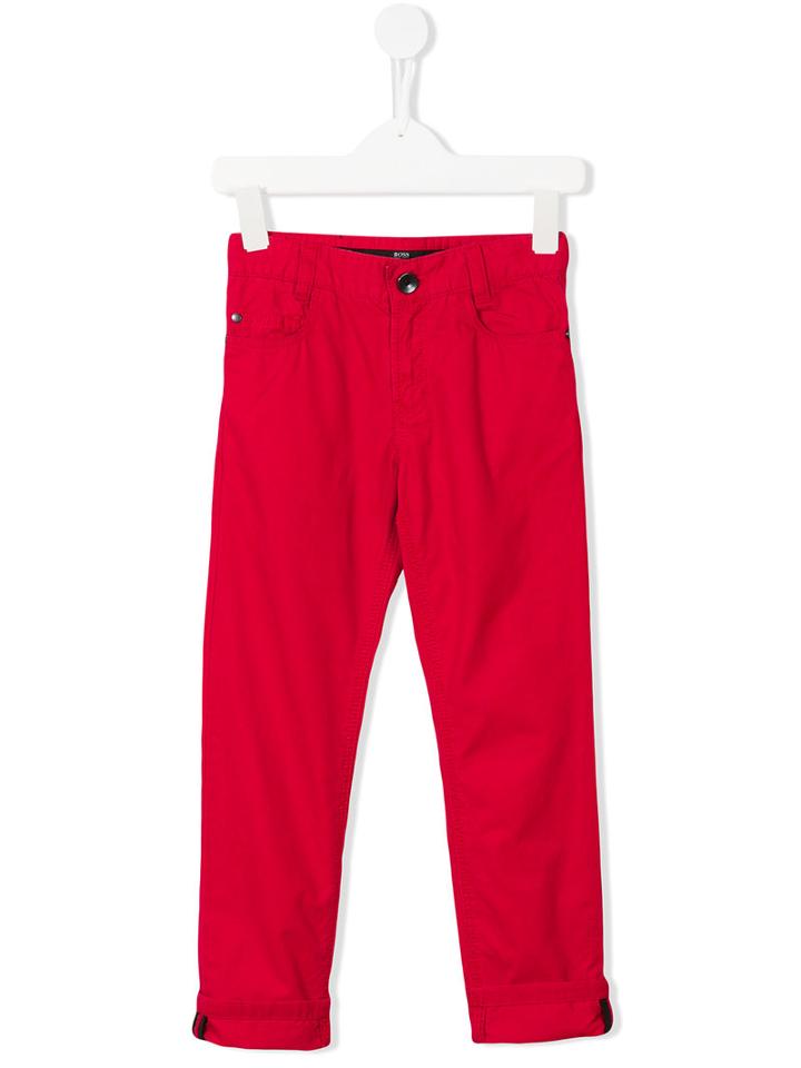 Boss Kids Slim-fit Jeans, Boy's, Size: 12 Yrs, Red