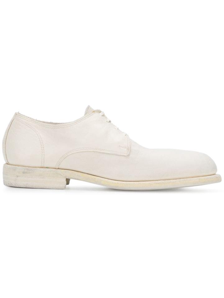 Guidi Casual Derby Shoes - White