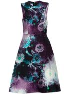 Prada Textured Duchesse Dress - Purple