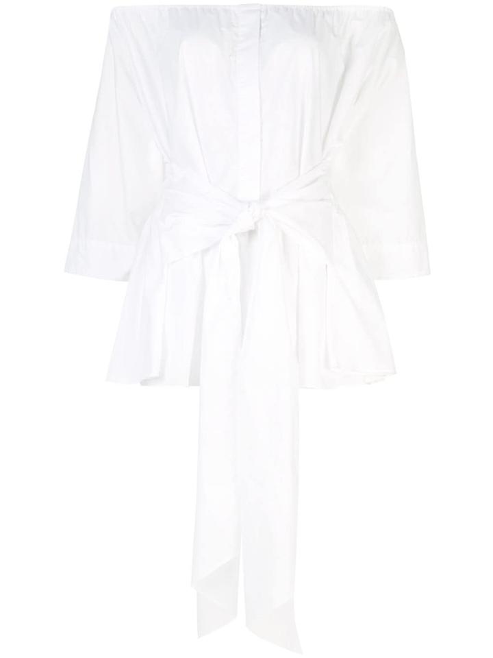 Tome Off-the-shoulder Top - White