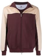 Brunello Cucinelli Two-tone Track Jacket - Purple
