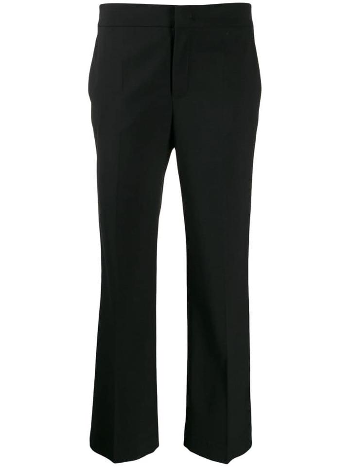 Red Valentino Straight-leg Trousers - Black