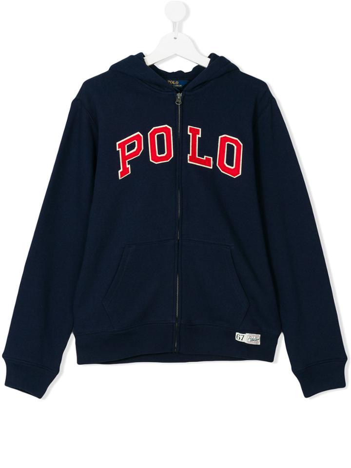 Ralph Lauren Kids Zipped Polo Jacket - Blue