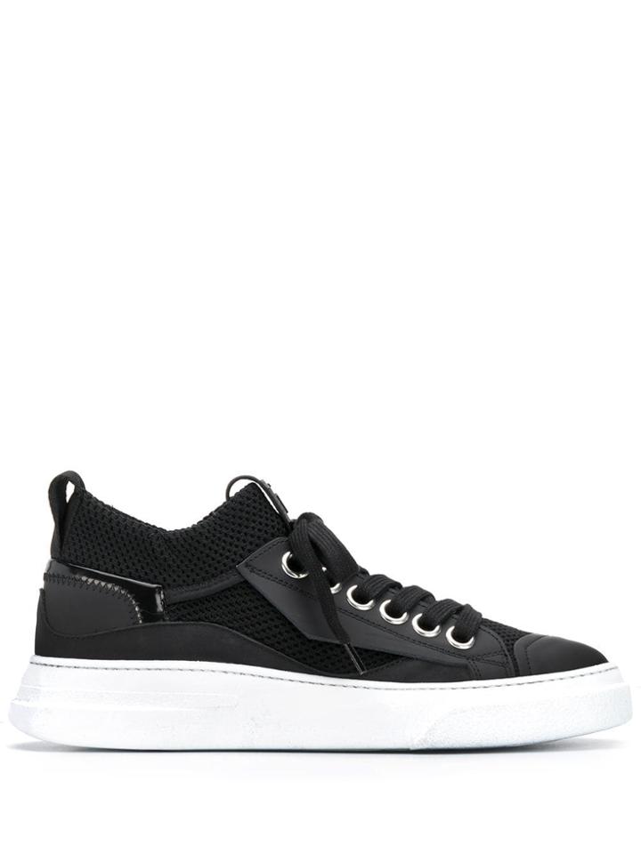 Bruno Bordese Low-top Lace Up Sneakers - Black