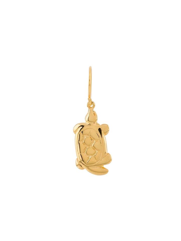 Aurelie Bidermann Turtle Pendant Earring - Gold