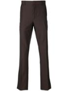 Fendi Check Tailored Trousers - Brown