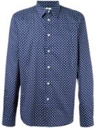 Ps By Paul Smith Polka Dots Shirt, Men's, Size: Medium, Blue, Cotton