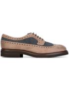 Brunello Cucinelli Wool Panel Oxford Shoes
