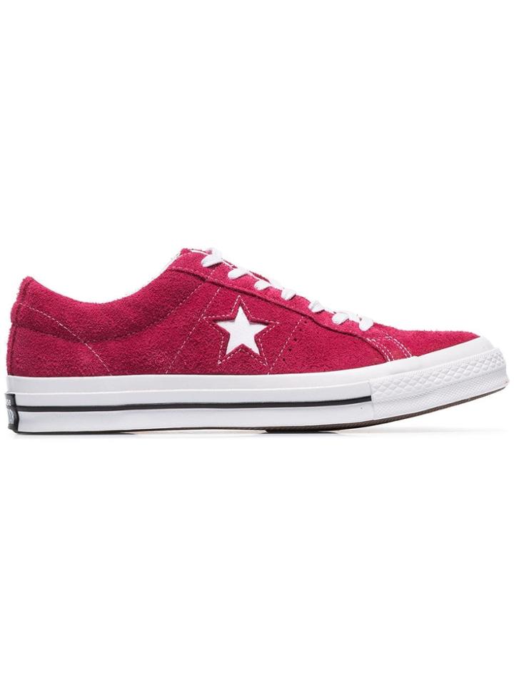 Converse Pink One Star Suede Sneakers