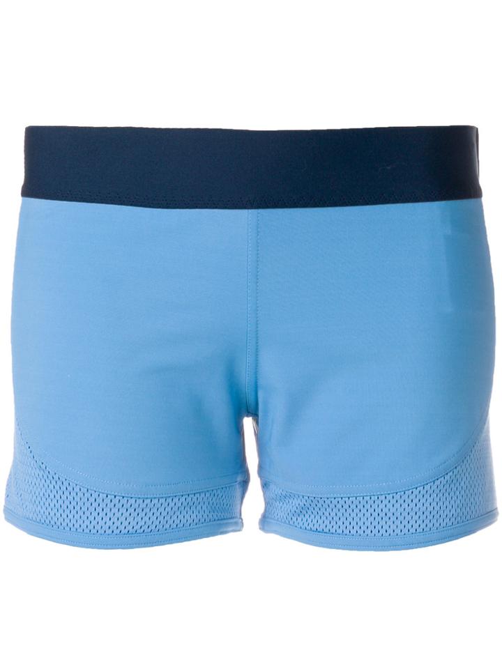 Adidas By Stella Mccartney Hot Yoga Shorts - Blue