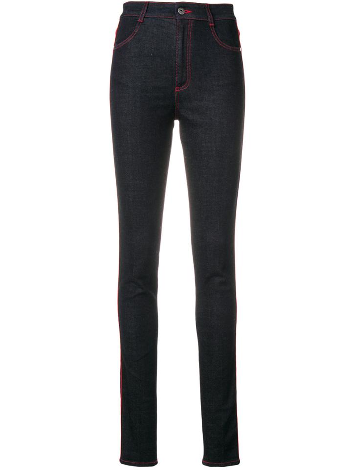Stella Mccartney High Rise Skinny Jeans - Black