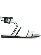 Valentino Dollybow Flat Sandals - Black