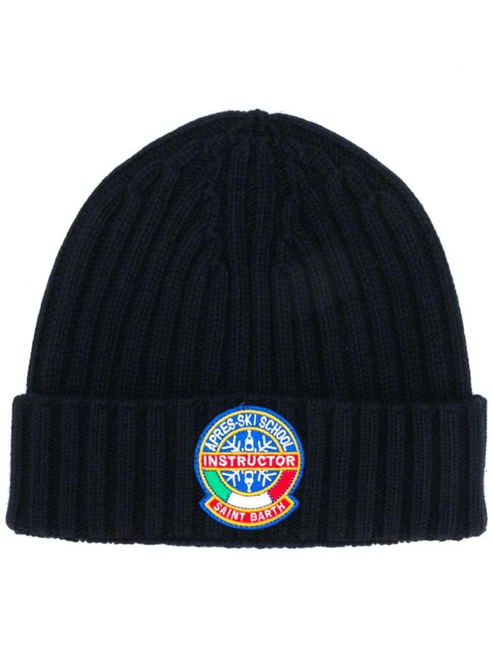Mc2 Saint Barth Knitted Beanie - Blue