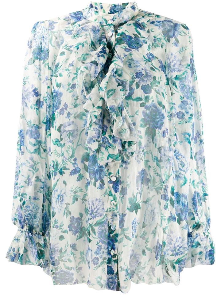 Zimmermann Floral-print Blouse - White