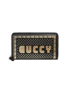 Gucci Guccy Zip Around Wallet - Black