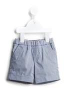 Moncler Kids - Striped Bermuda Shorts - Kids - Cotton/polyamide/spandex/elastane - 12-18 Mth, Blue