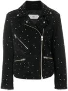 Closed Star Studded Biker Jacket - Black