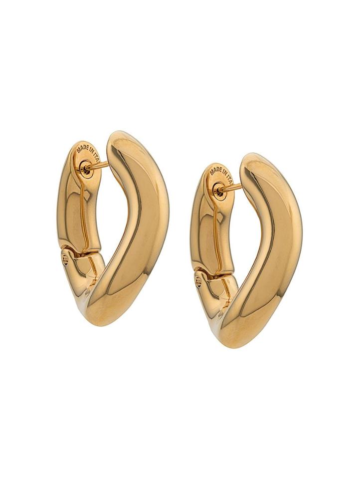 Balenciaga Hinged Huggies - Gold
